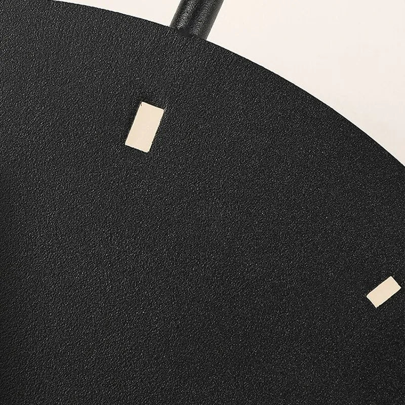 Modern Wall Lamp | Round Wall Sconce Lighting with Clock Function | Elegant Gold and Black Design for Stylish Indoor Spaces 5