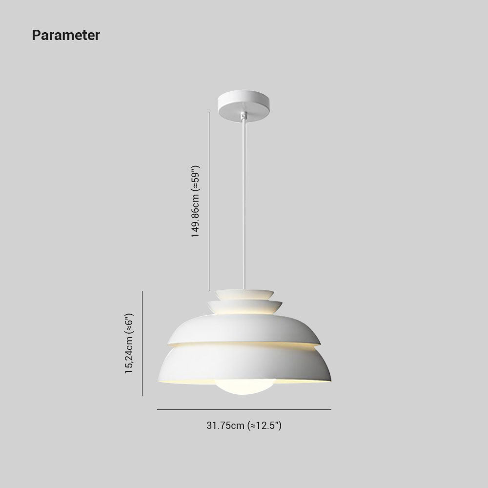 Modern White Pendant Light with Adjustable Height & Durable Metal Design | Stylish Kitchen Island Lighting for Elegant Spaces 3