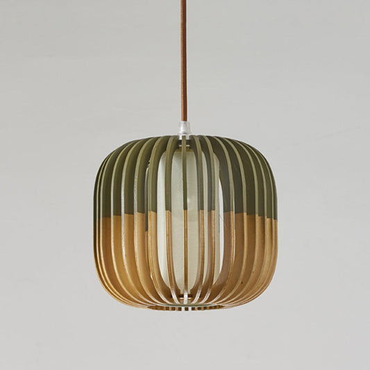 Modern Wood Pendant Light with Adjustable 3-Color Lighting | Elegant Design for Cozy Kitchen Ambiance 0