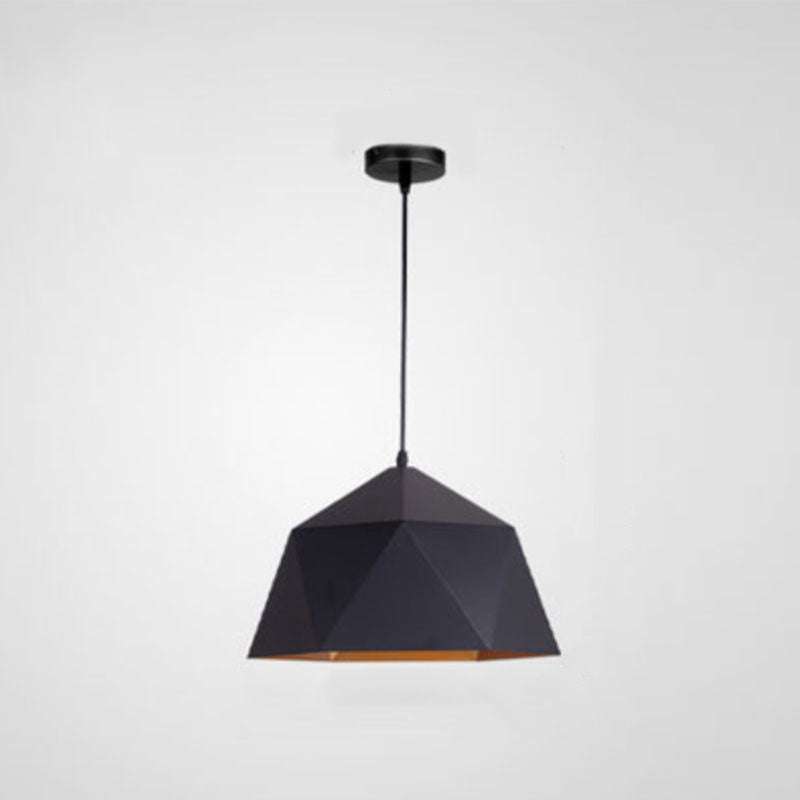 Morandi Collection | Black Pendant Light with Unique Triangular Pattern | Elegant Design for Kitchen Island Illumination 0