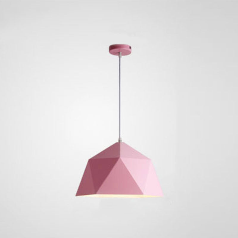 Morandi Collection | Black Pendant Light with Unique Triangular Pattern | Elegant Design for Kitchen Island Illumination 12