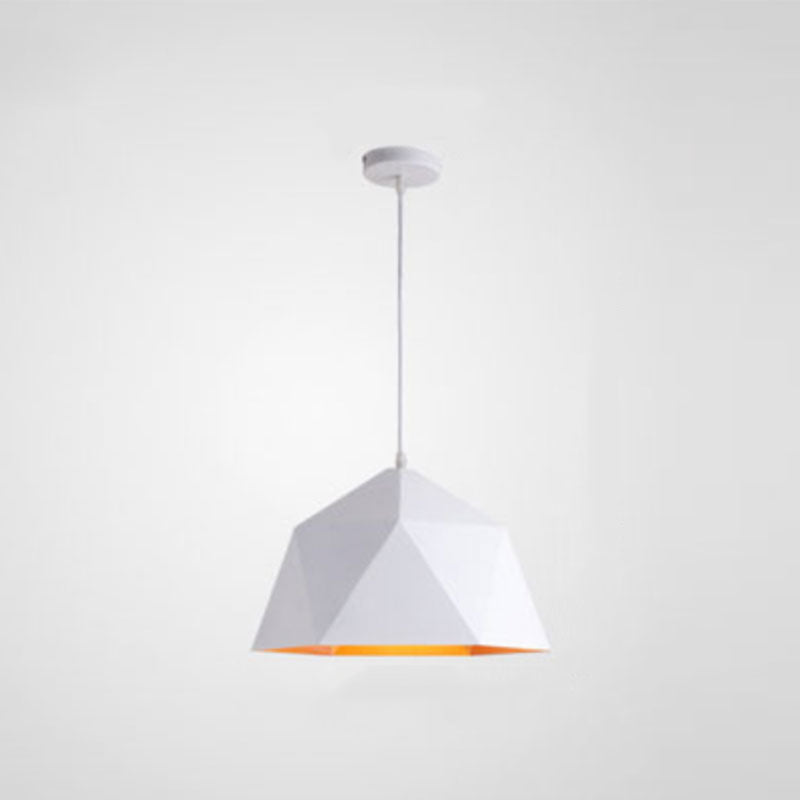 Morandi Collection | Black Pendant Light with Unique Triangular Pattern | Elegant Design for Kitchen Island Illumination 13