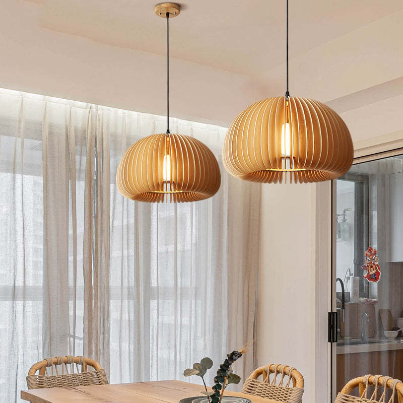 Muto Collection | Rustic Pendant Lighting with Adjustable Height & Warm Glow | Elegant Hanging Lights for Cozy Spaces 3