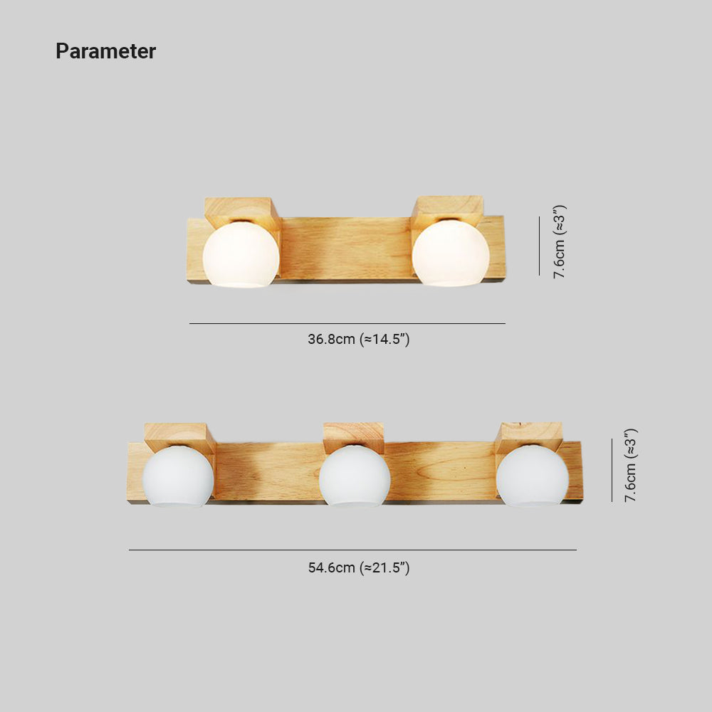 Muto Collection | Wall Lamp with Warm Light & Stylish Wooden Design | Cozy Indoor Sconce for Living Spaces 3