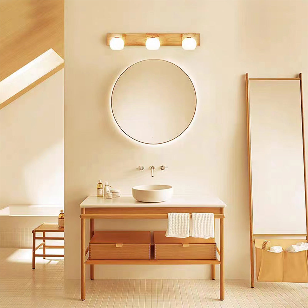 Muto Collection | Wall Lamp with Warm Light & Stylish Wooden Design | Cozy Indoor Sconce for Living Spaces 4
