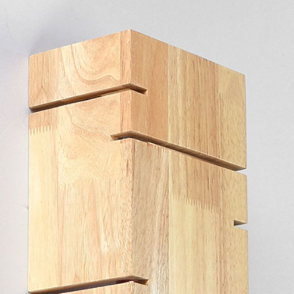 Muto Minimalist Wood Wall Lamp
