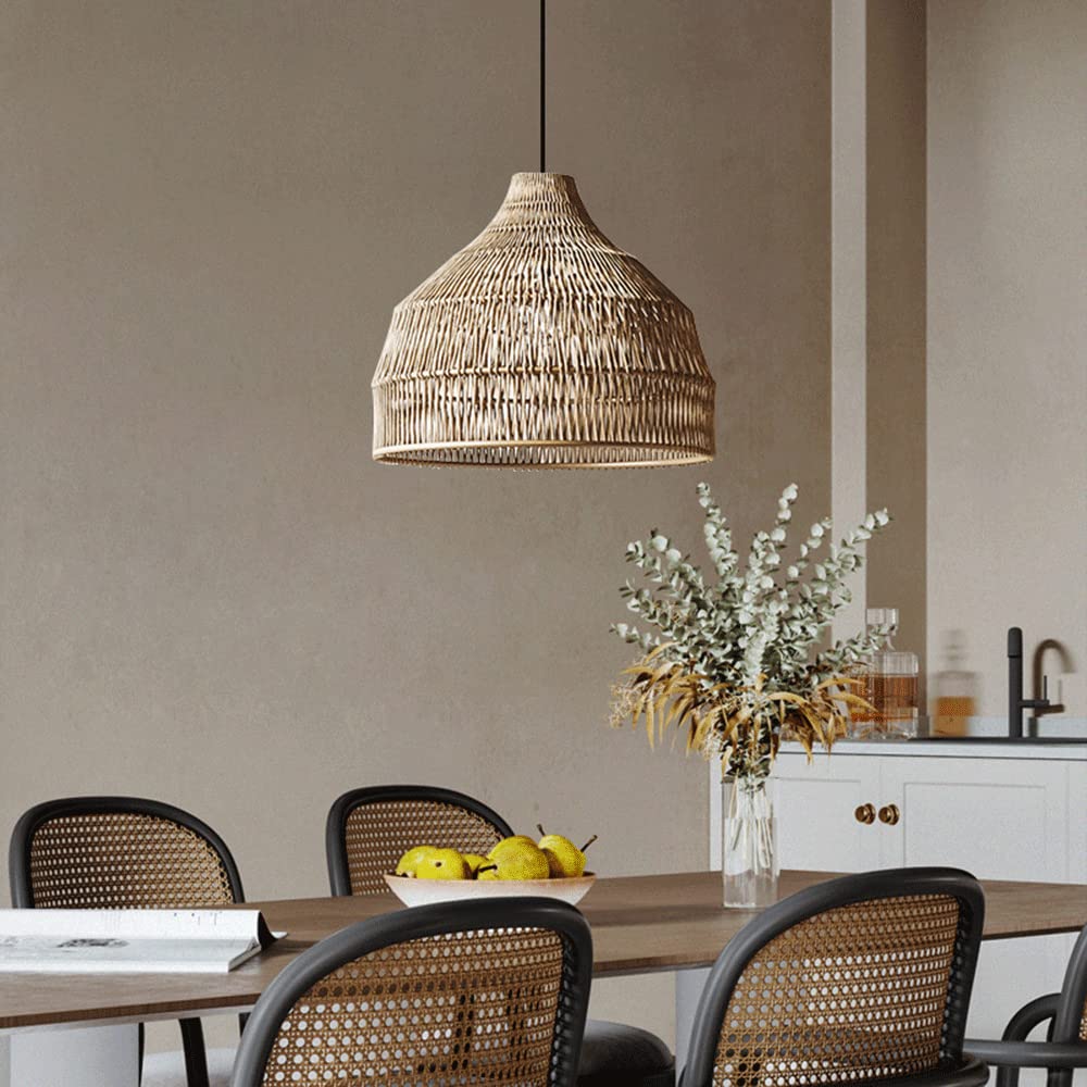 Muto | Japanese Rattan Pendant Light with Intricate Weaving Design | Elegant Lighting for Cozy Spaces 2