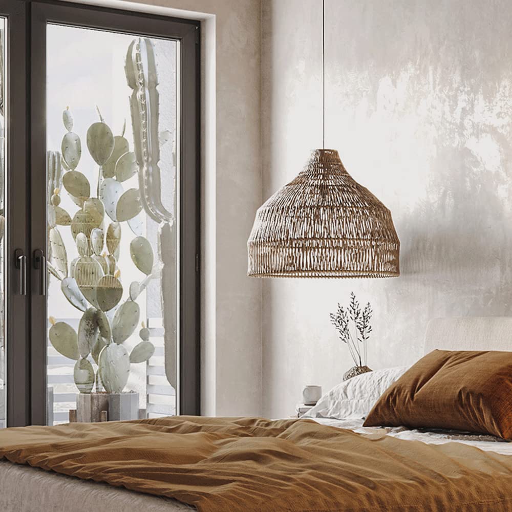 Muto | Japanese Rattan Pendant Light with Intricate Weaving Design | Elegant Lighting for Cozy Spaces 3