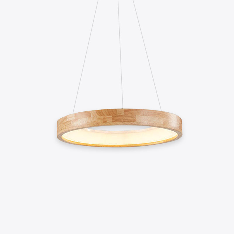 Muto Modern Wood LED Pendant Light | Model A/B/C/D