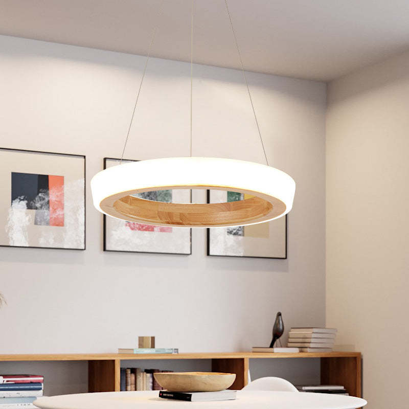 Muto Modern Wood LED Pendant Light | Model A/B/C/D