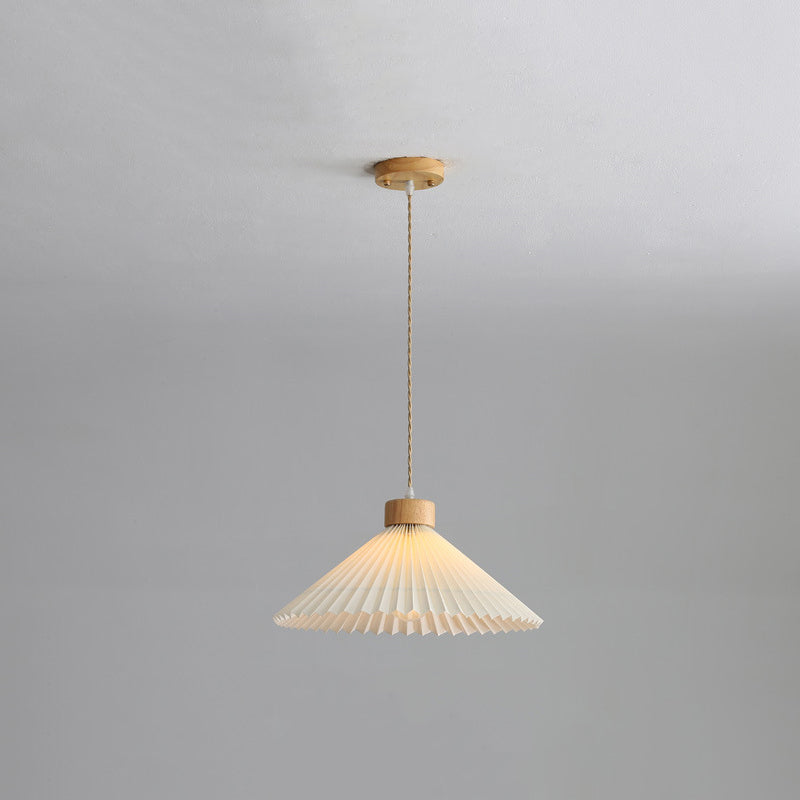 Muto Umbrella Wood & PVC Pendant Light | A, B, C or Set