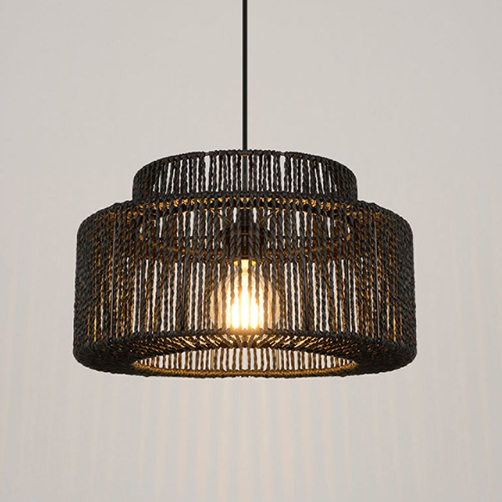 Muto Rattan Drum Pendant Light | Model A/B | Dia30-60cm