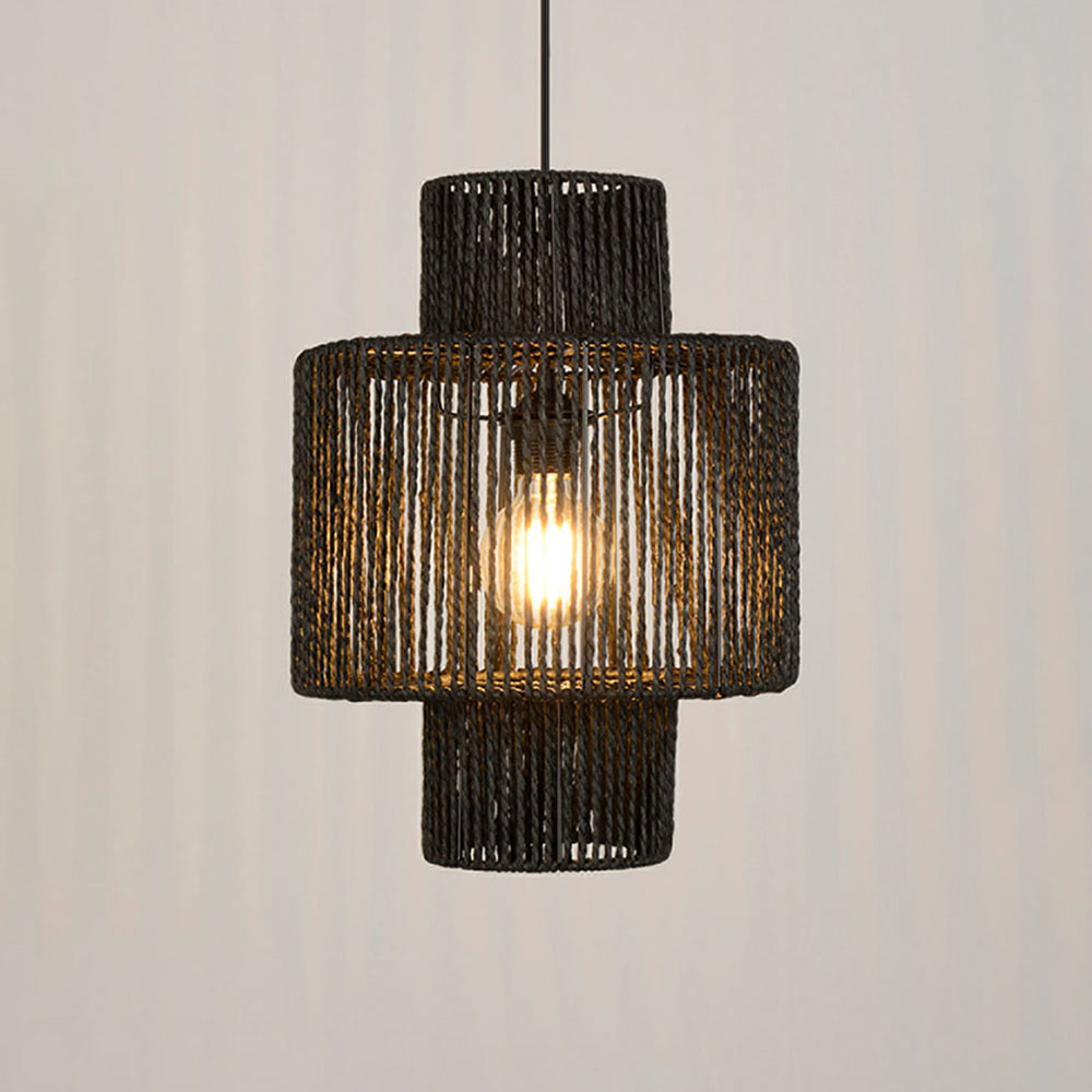 Muto Rattan Drum Pendant Light | Model A/B | Dia30-60cm