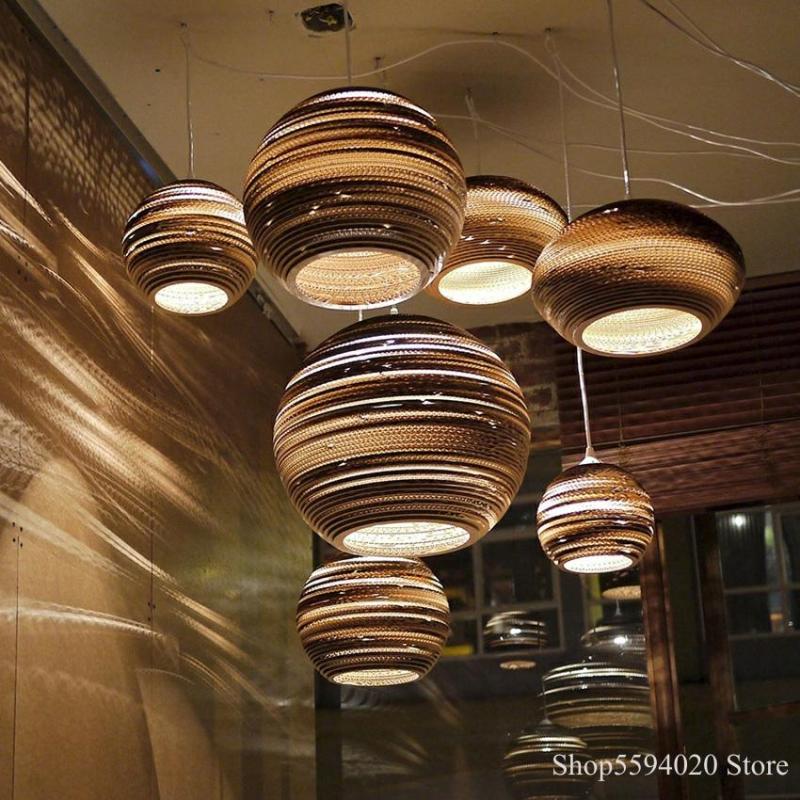 Muto Rustic Paper Pendant Light | 7 Shapes | 12 Variants