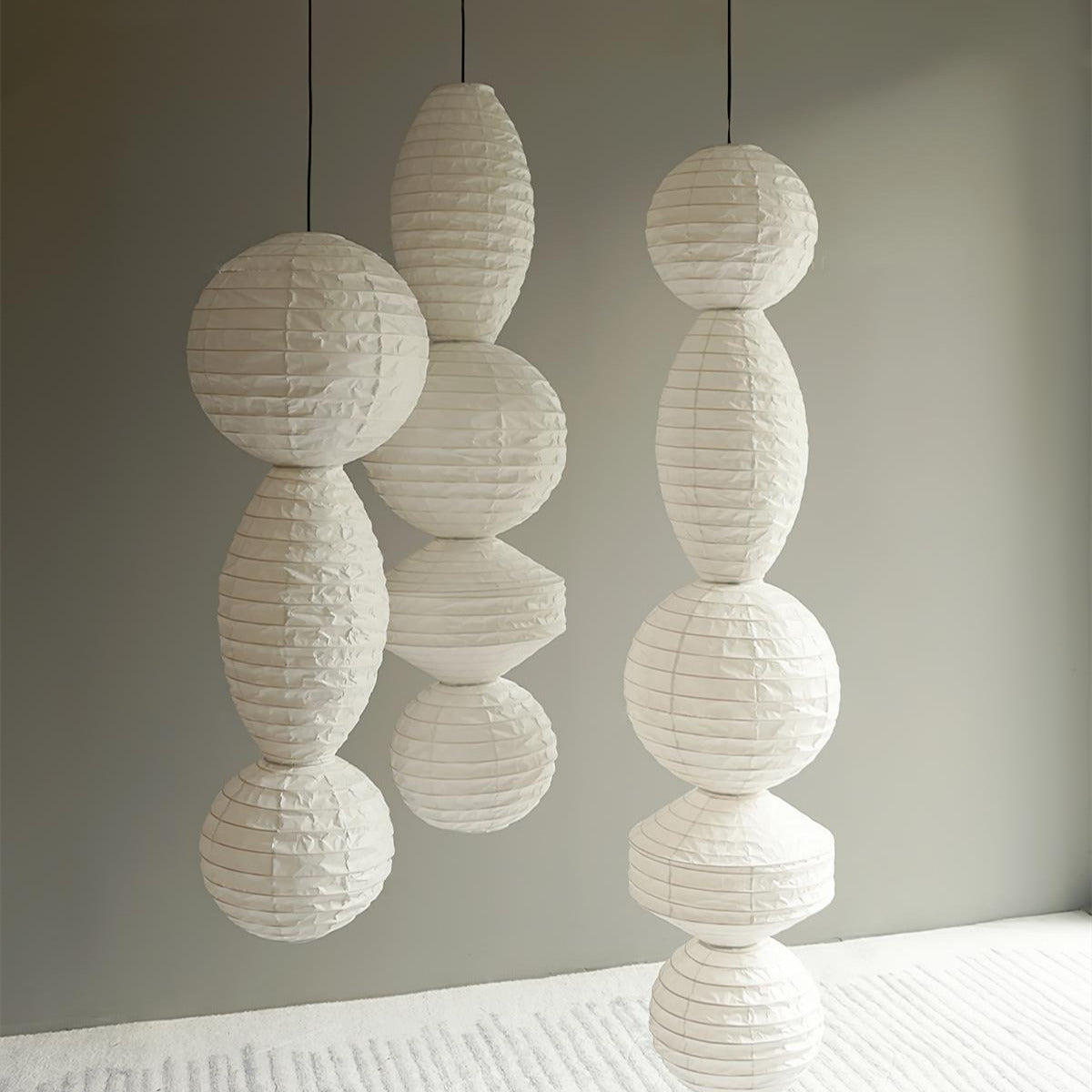 Nami | Pendant Light with Geometric Design & Adjustable Height | Soft Glow for Cozy Spaces 5