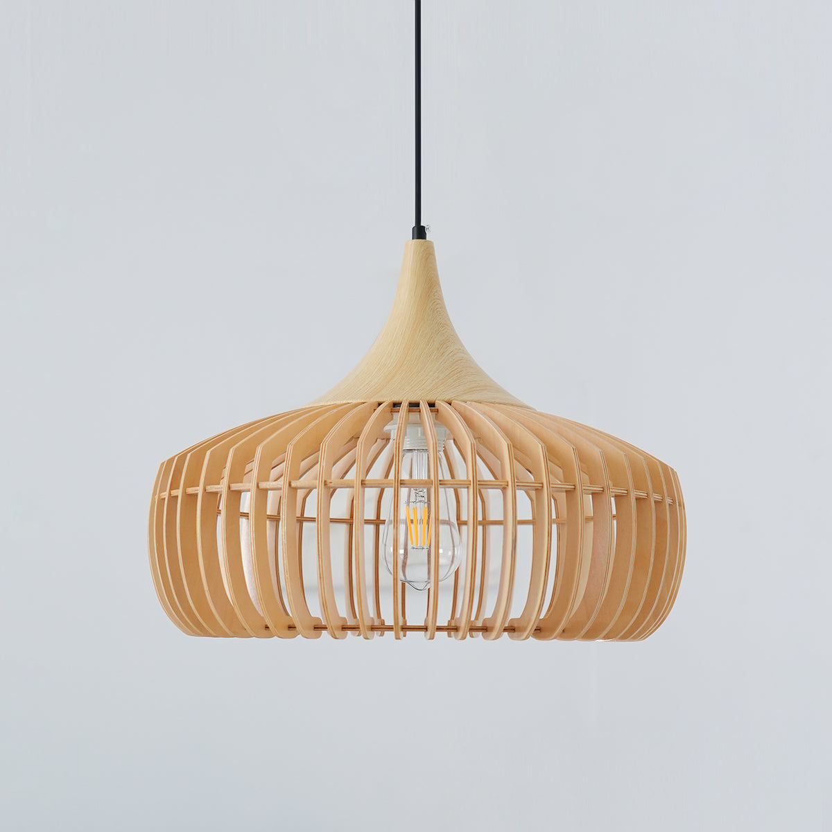 Natural Bamboo Rattan Pendant Light with Adjustable Height | Stylish Hanging Lights for Kitchen Island Decor 7