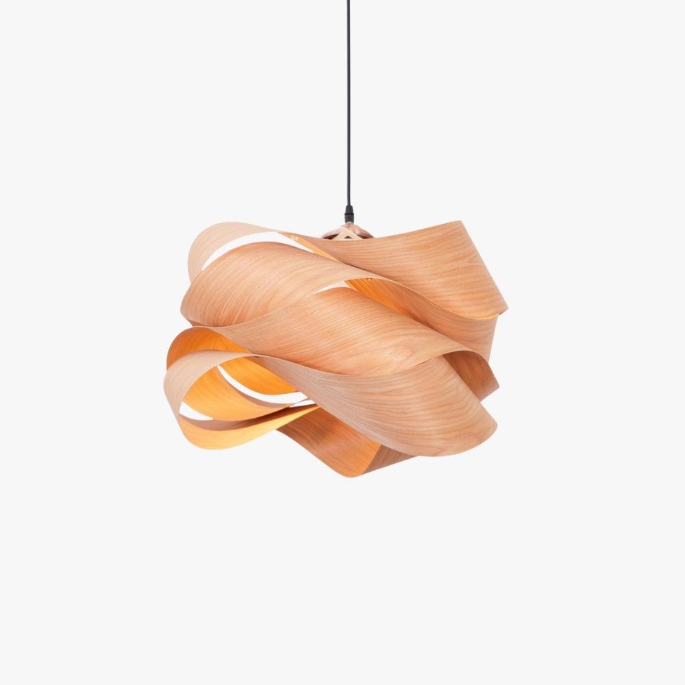 Natural Wood Dome Pendant Light Fixture with Soft Glow | Elegant Kitchen Pendant Lighting for Warm Ambiance 5