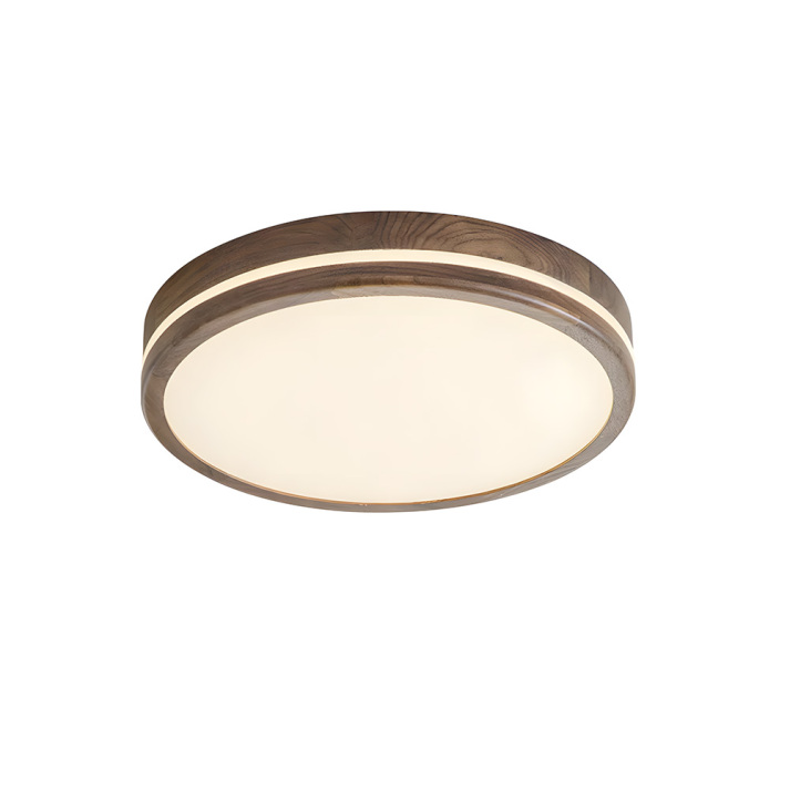 Naturalis | Elegant Minimalist Flush Mount Ceiling Light in Wood and Acrylic 6