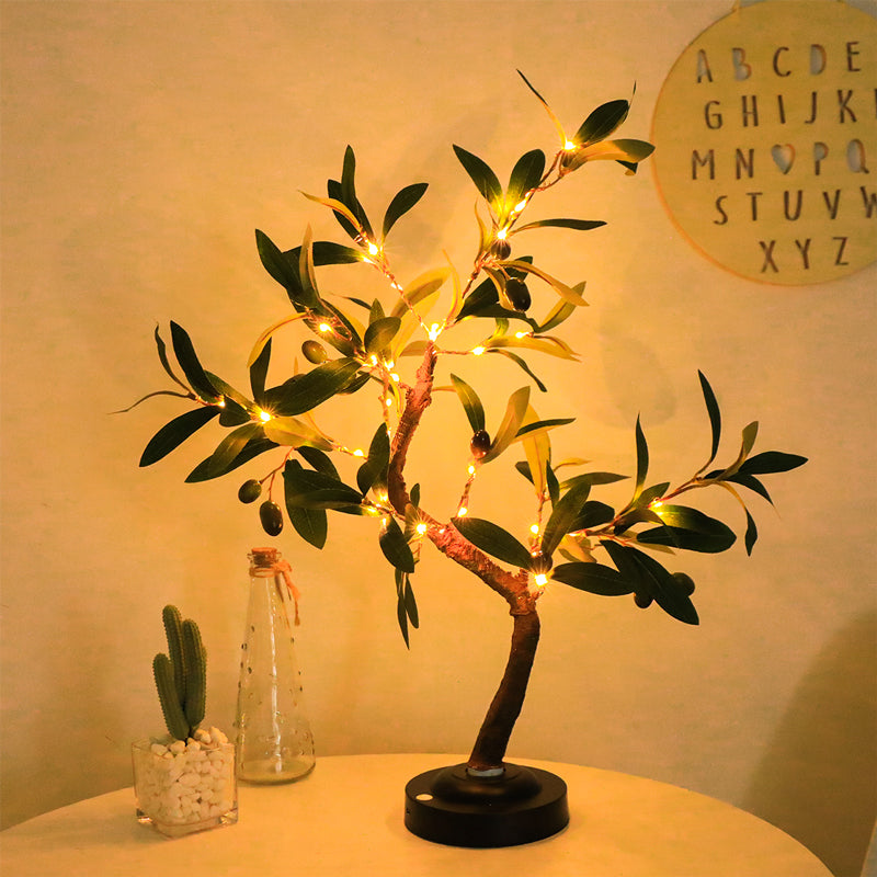 Nature's Glow | Table Lamp with Flexible Branches & Battery Operated Design | Cozy Ambiance for Home Decor 3