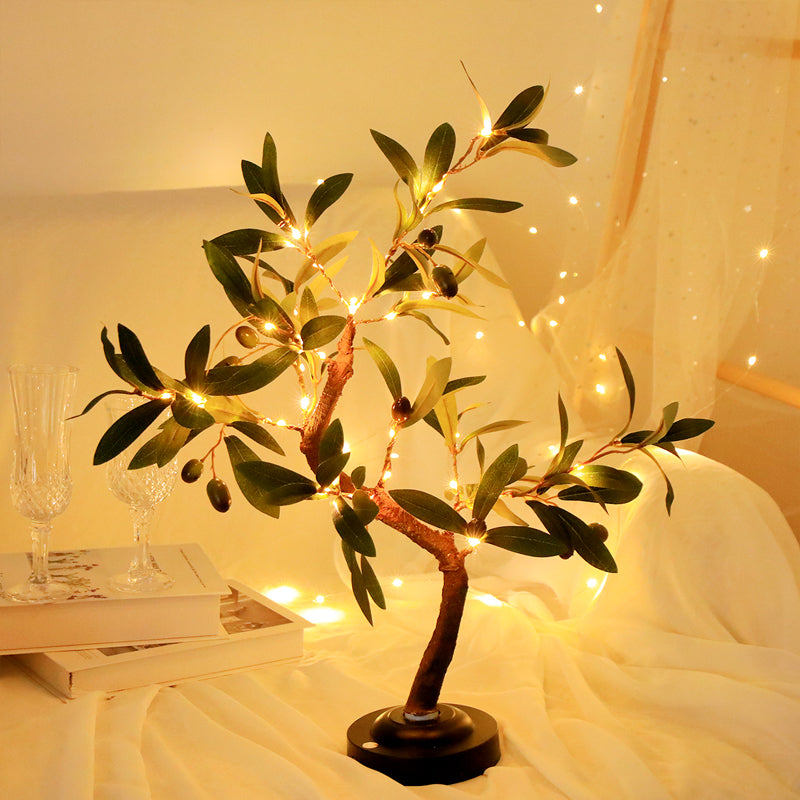 Nature's Glow | Table Lamp with Flexible Branches & Battery Operated Design | Cozy Ambiance for Home Decor 4