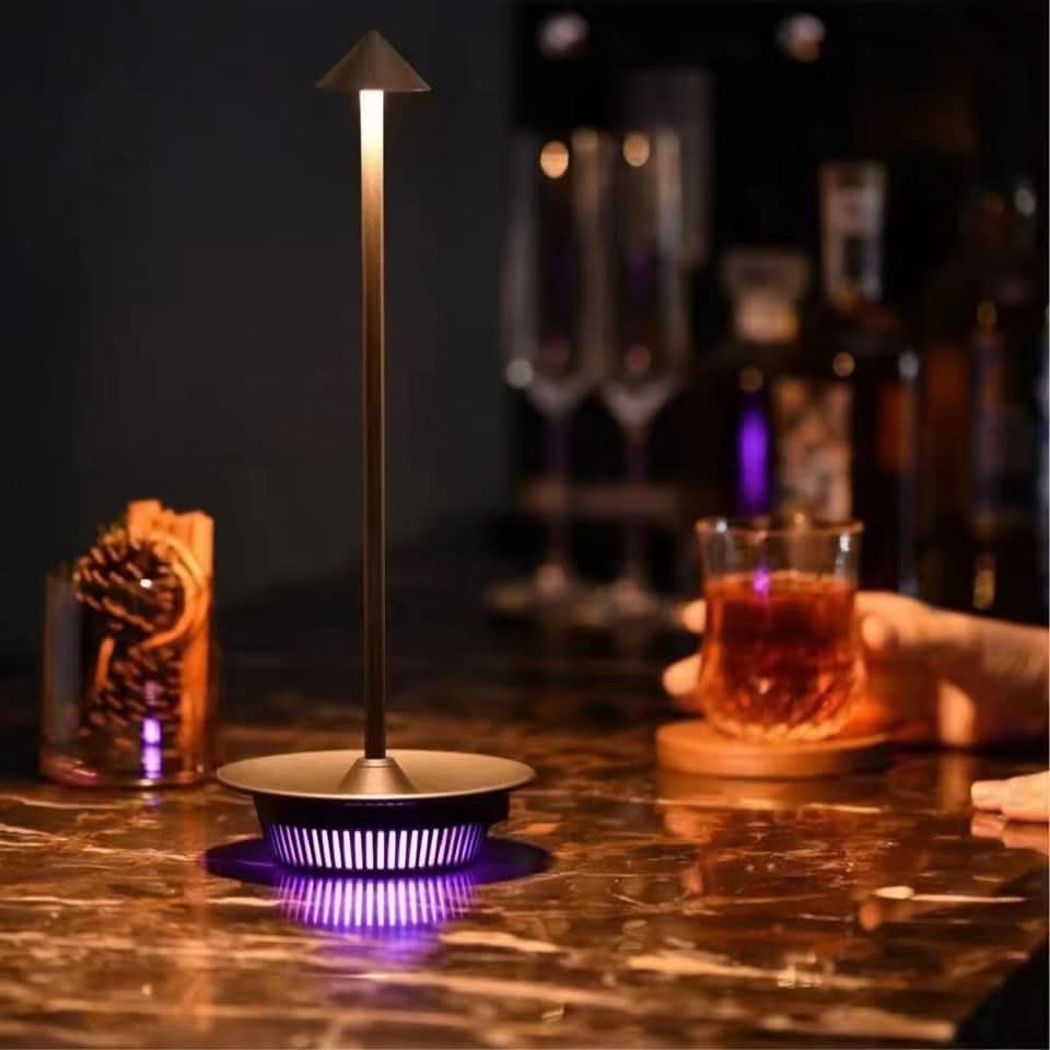 LuxArrow lamp lit in RGB colour