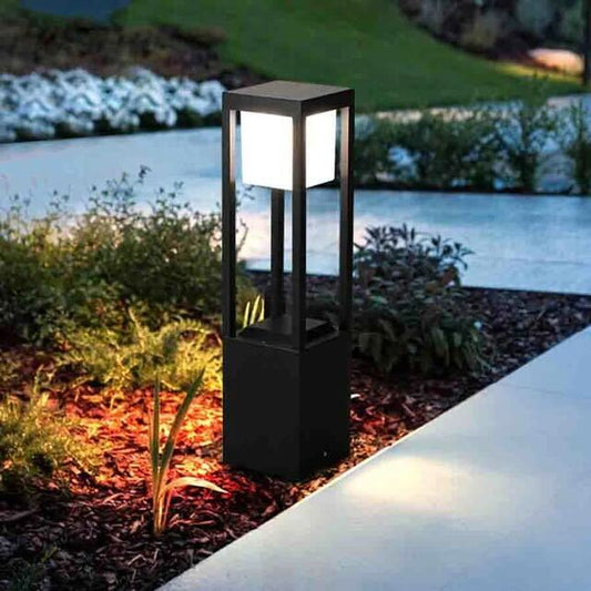 Nimbus Cube | Solar Lights Outdoor with Sleek Design & LED Efficiency | Eco-Friendly Landscape Lighting for Your Garden 0