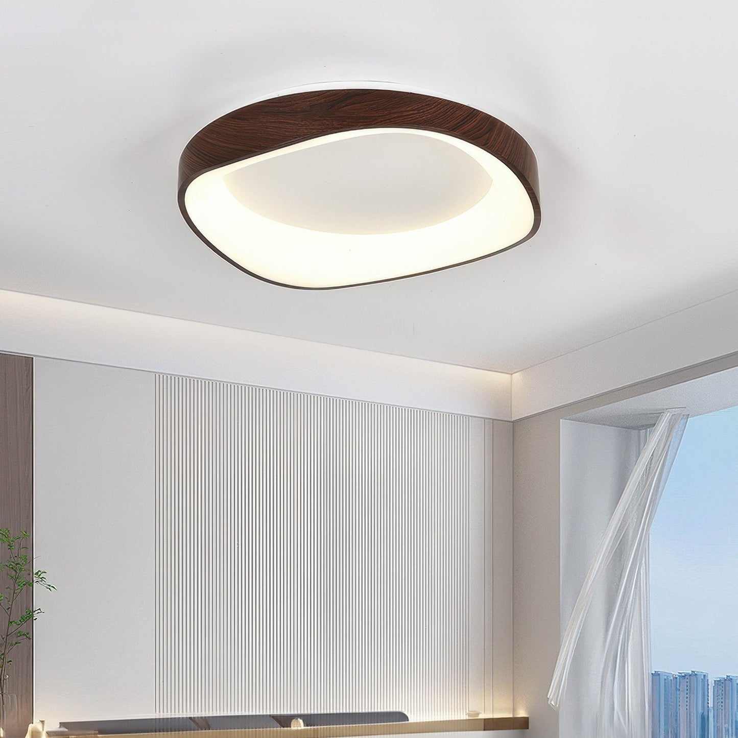NordicWood | Elegant Minimalist Flush Mount Ceiling Light Fixture 3