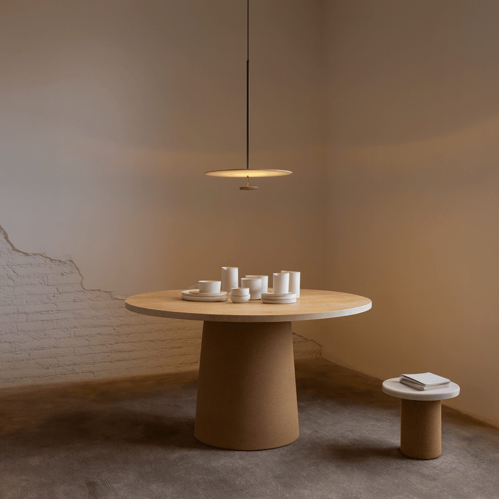 Nordic Collection | Black Pendant Light Fixture with Layered Disc Design | Soft Downward Illumination for Modern Spaces 5
