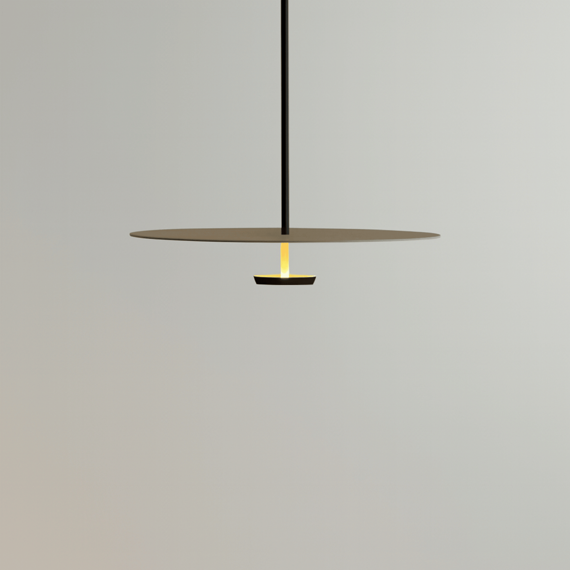 Nordic Collection | Black Pendant Light Fixture with Layered Disc Design | Soft Downward Illumination for Modern Spaces 8