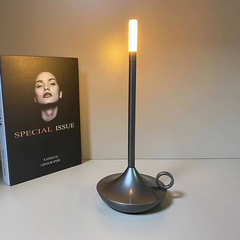 Nordic Collection | Dimmable Candlestick Light with Rechargeable Battery | Elegant Home Decor for Ambiance 12