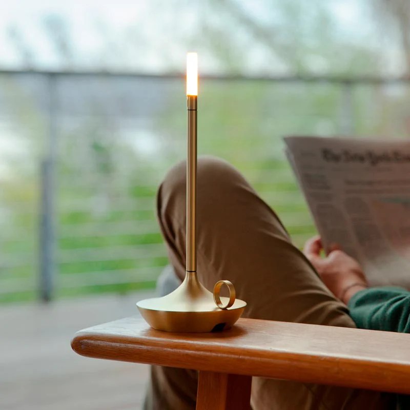 Nordic Collection | Dimmable Candlestick Light with Rechargeable Battery | Elegant Home Decor for Ambiance 3