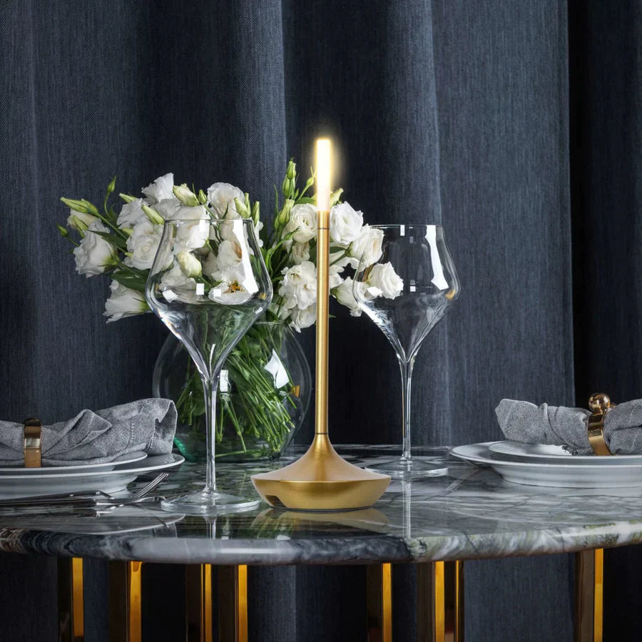 Nordic Collection | Dimmable Candlestick Light with Rechargeable Battery | Elegant Home Decor for Ambiance 6