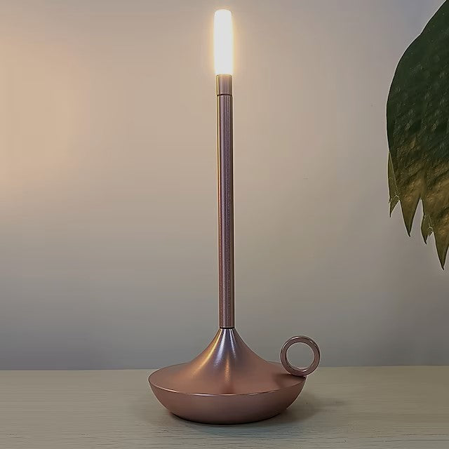 Nordic Collection | Dimmable Candlestick Light with Rechargeable Battery | Elegant Home Decor for Ambiance 9