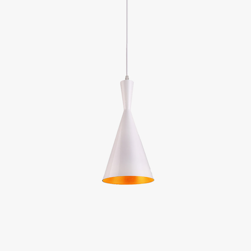 Nordic Cone-Shaped Pendant Light | Black Metal Finish with Adjustable Height | Elegant Kitchen Pendant Lighting for Modern Spaces 1