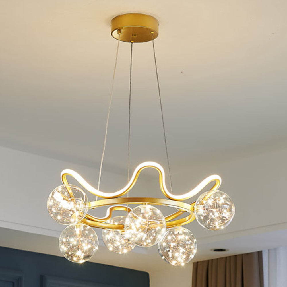 Nordic Creative Star Pendant Light | Metal & Acrylic Design for Elegant Kitchen Pendant Lighting 0