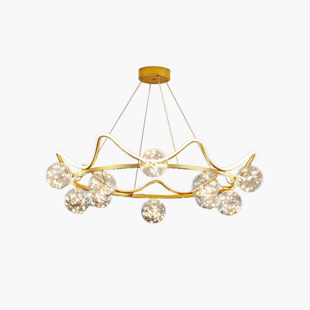Nordic Creative Star Pendant Light | Metal & Acrylic Design for Elegant Kitchen Pendant Lighting 1
