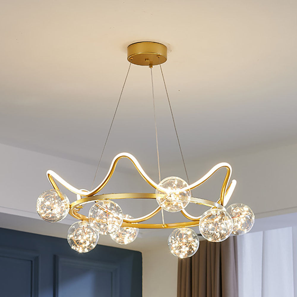 Nordic Creative Star Pendant Light | Metal & Acrylic Design for Elegant Kitchen Pendant Lighting 6