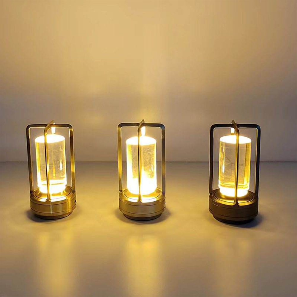 Nordic Crystal Table Lamp | USB Rechargeable & Dimmable | Elegant Lighting for Bedroom and Desk 4
