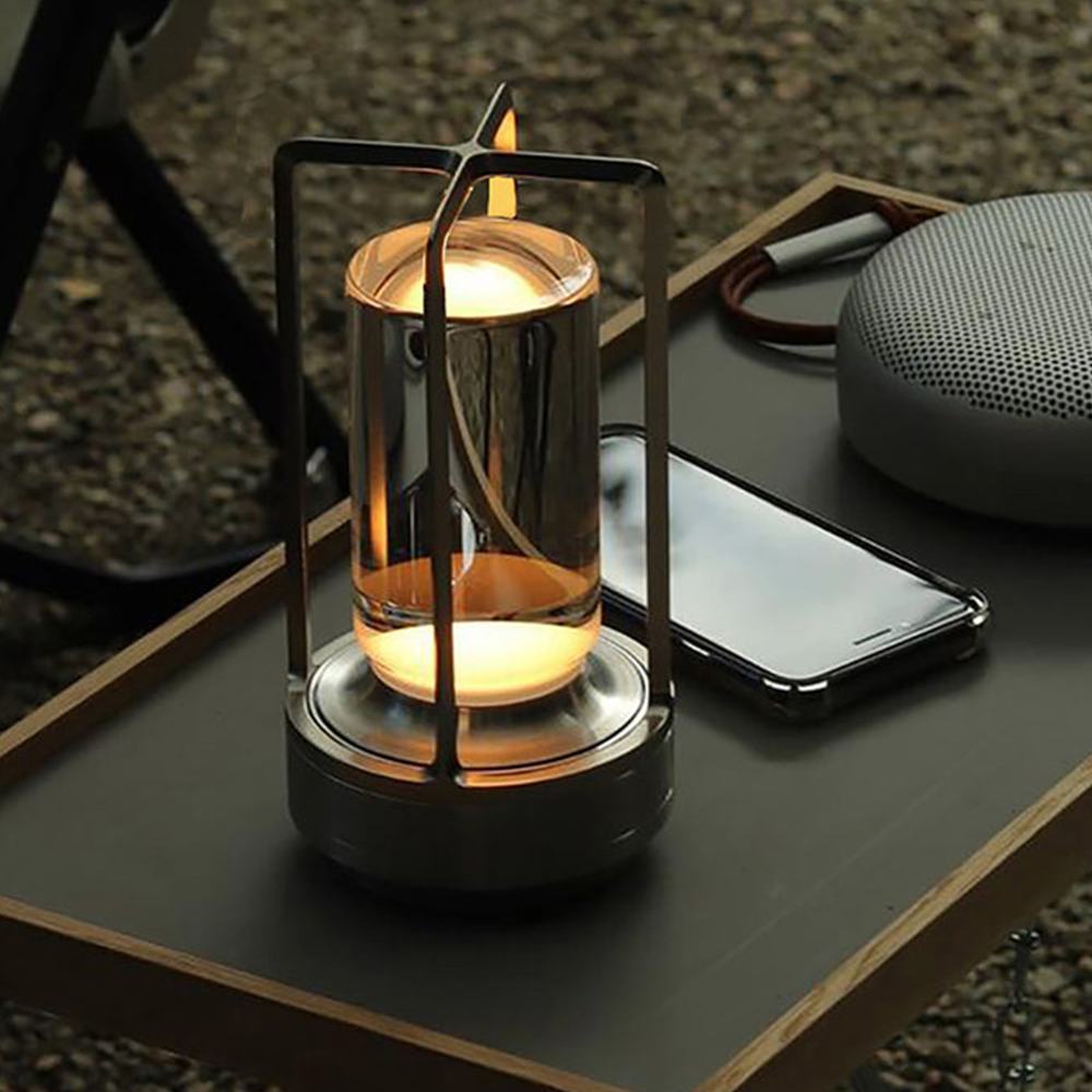 Nordic Crystal Table Lamp | USB Rechargeable & Dimmable | Elegant Lighting for Bedroom and Desk 6