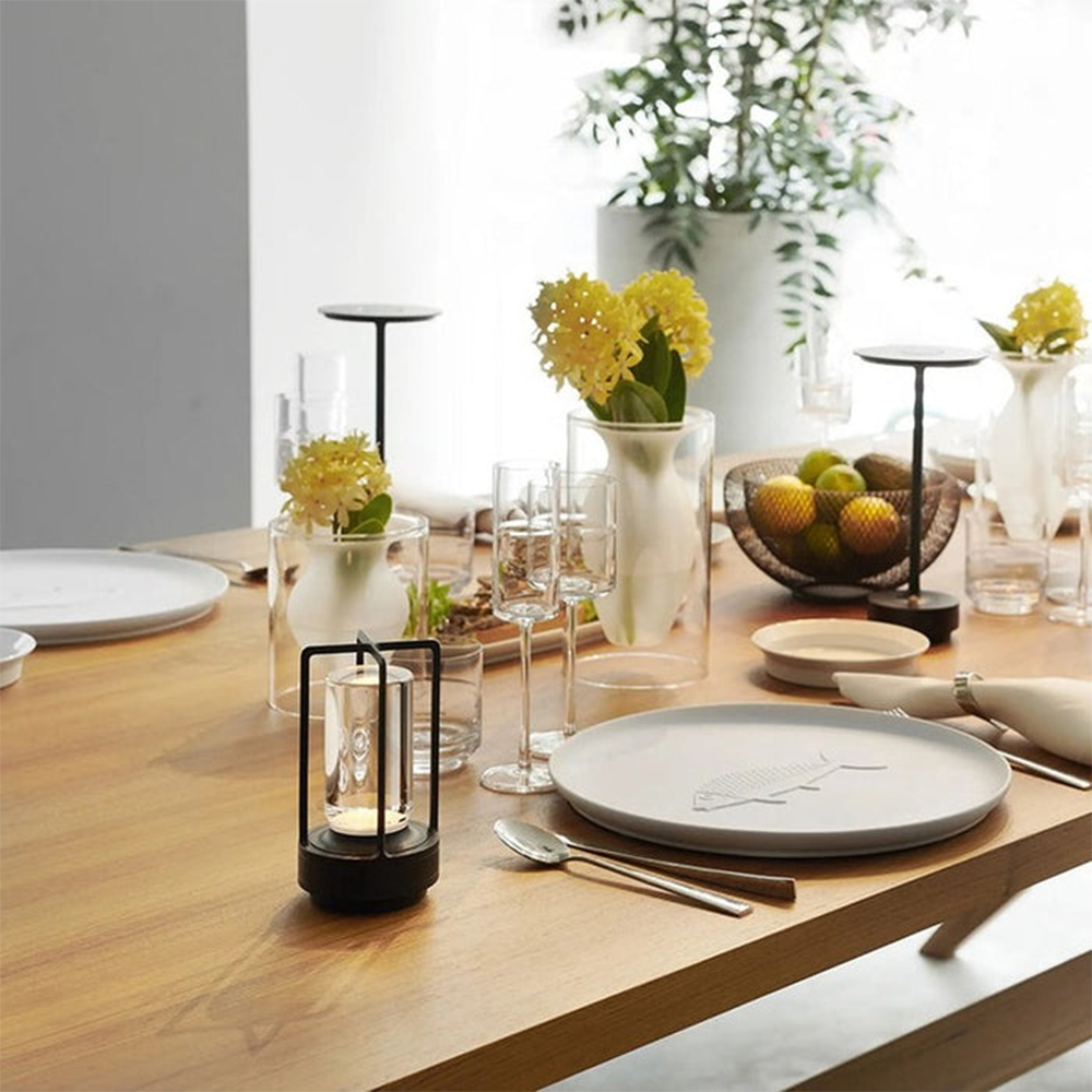 Nordic Crystal Table Lamp | USB Rechargeable & Dimmable | Elegant Lighting for Bedroom and Desk 7