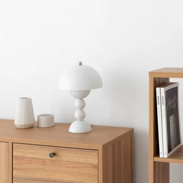 Nordic Flower Buds | Portable Table Lamp with Rechargeable Battery | Cordless Design for Modern Ambiance 4