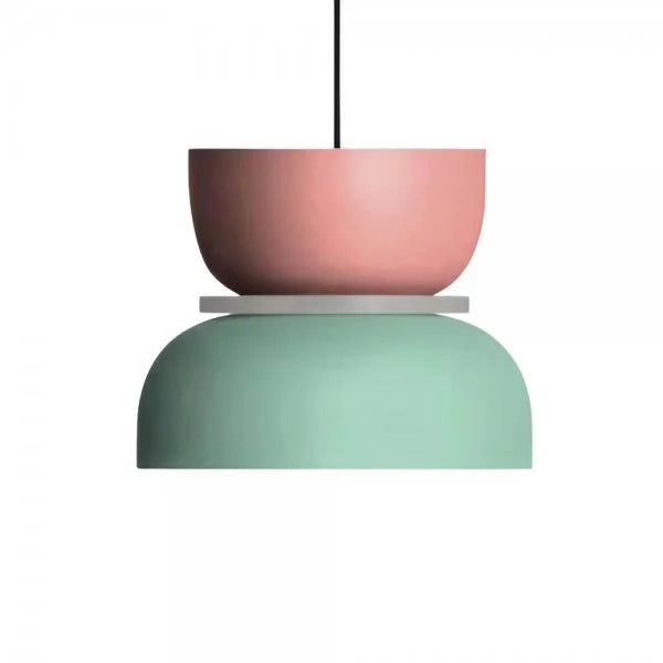 Nordic Pendant Light | Kitchen Pendant Lighting with Macaroon Shape | Durable Aluminum for Modern Decor 10