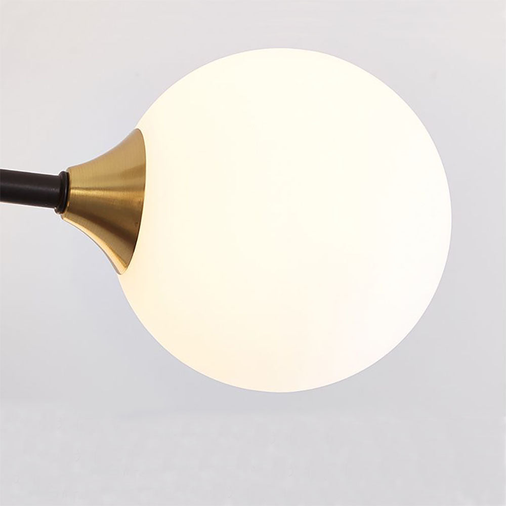 Nordic Spherical Chandelier Light with Elegant Glass Shades | Modern Design for Cozy Ambiance 5