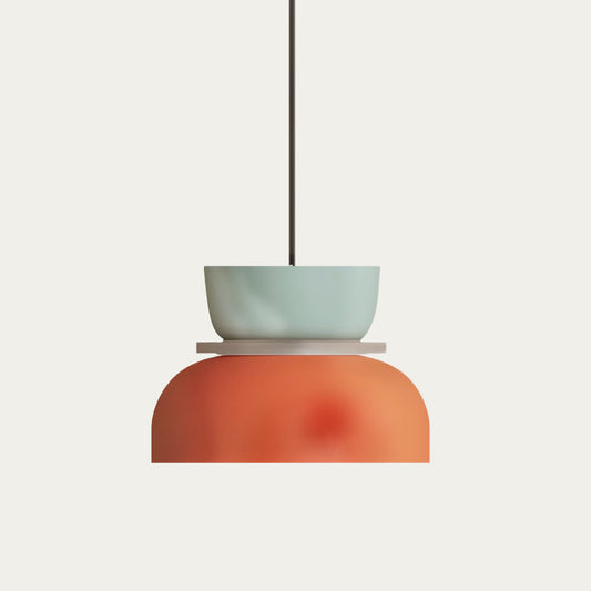 Nordic Style Color Block Pendant Light with Adjustable Height | Modern Lighting for Home Decor 0