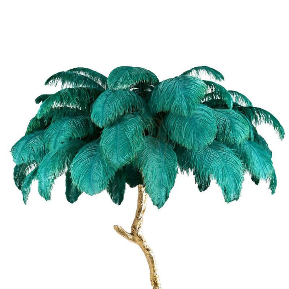 O'Moore | Nordic Luxury Floor/Table Lamp with Unique Ostrich Feather Shade | Elegant Lighting for Living Spaces 17