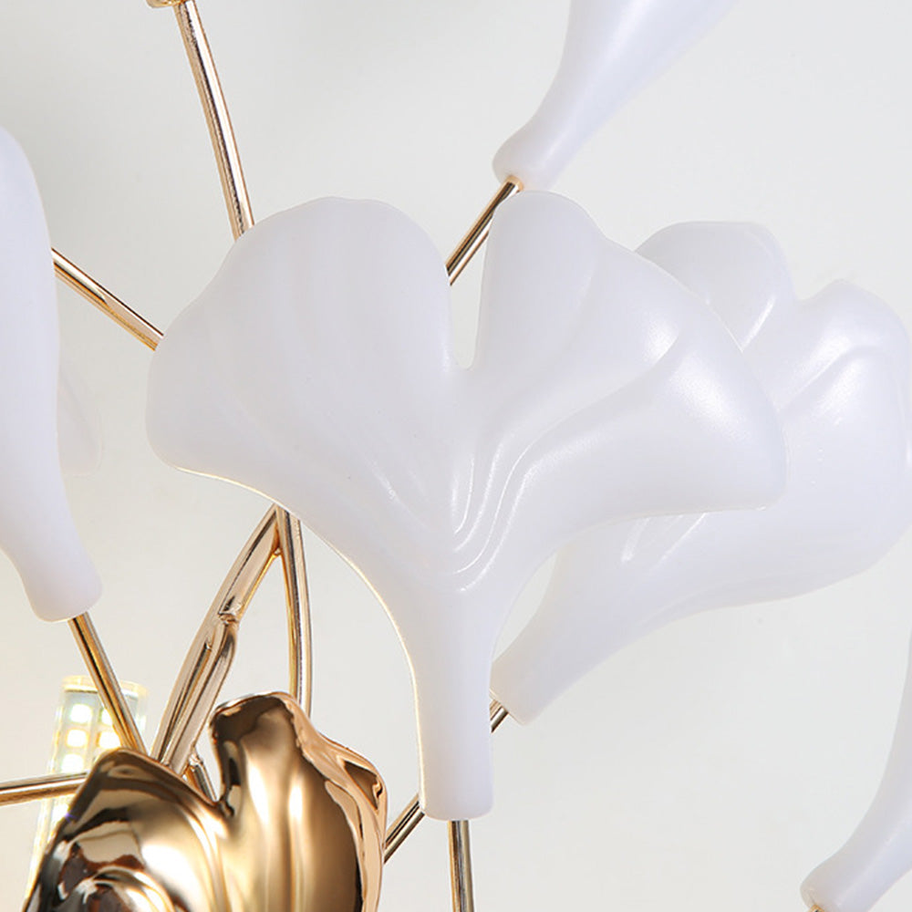 Olivia Collection | Wall Lamp with Elegant Floral Design | Ceramic & Metal for Cozy Indoor Ambiance 5