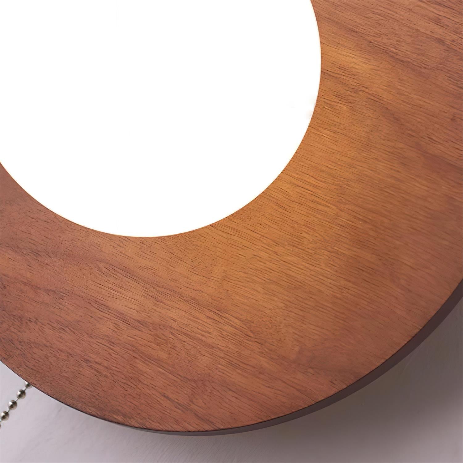 Olyne | Wooden Wall Lamp with Glass Shade - Dimmable Design for Indoor & Outdoor Use 6