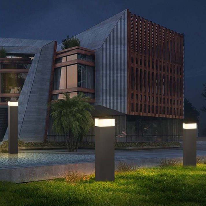 Orr Industrie Design | LED Outdoor Lamp with Rectangular Metal Frame | Energy-Efficient Lighting for Patios and Walkways 3