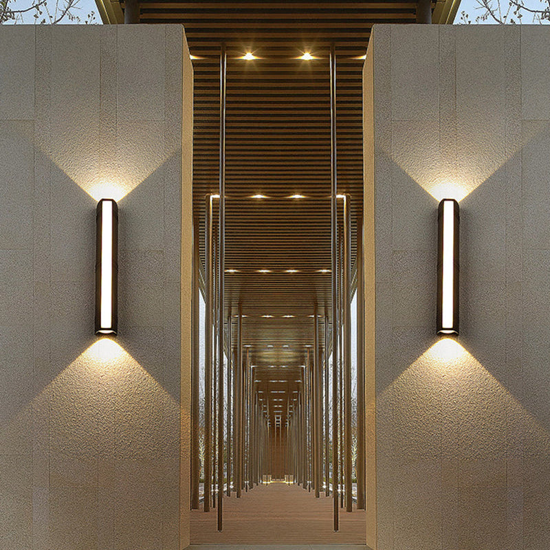 Outdoor Wall Light | Waterproof LED Fixture with Sleek Design | Durable Outdoor Wall Lantern for Patios and Gardens 0