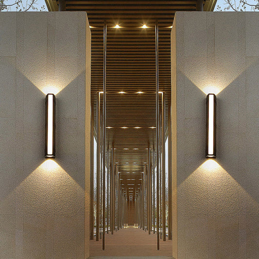 Outdoor Wall Light | Waterproof LED Fixture with Sleek Design | Durable Outdoor Wall Lantern for Patios and Gardens 0